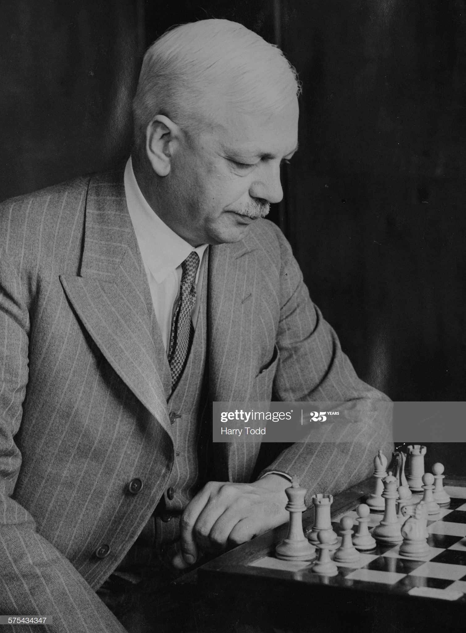 Soviet chess champion Boris Spassky during a contest, UK, 11th July News  Photo - Getty Images