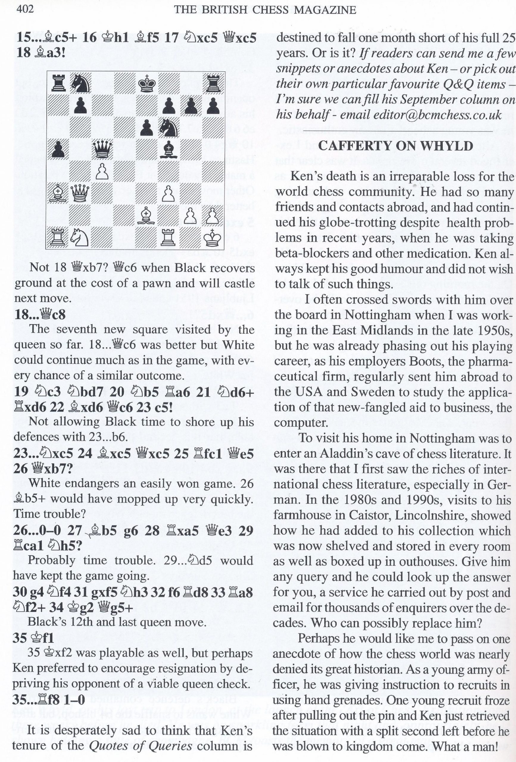 British Chess Magazine - August 2020, PDF, Chess