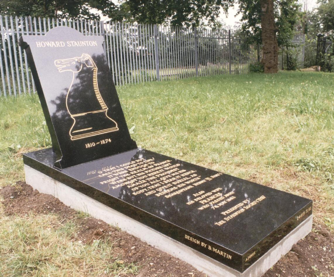 Howard Staunton's tombstone