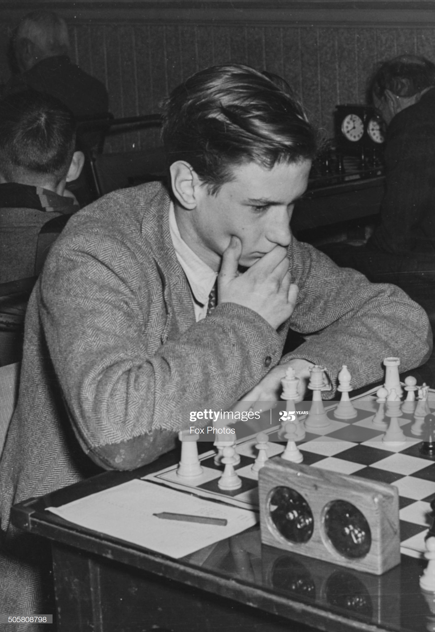 Jonathan Penrose Chess Grandmaster Jonathan Penrose pictured during a chess match, circa 1960. (Photo by Fox Photos/Hulton Archive/Getty Images)