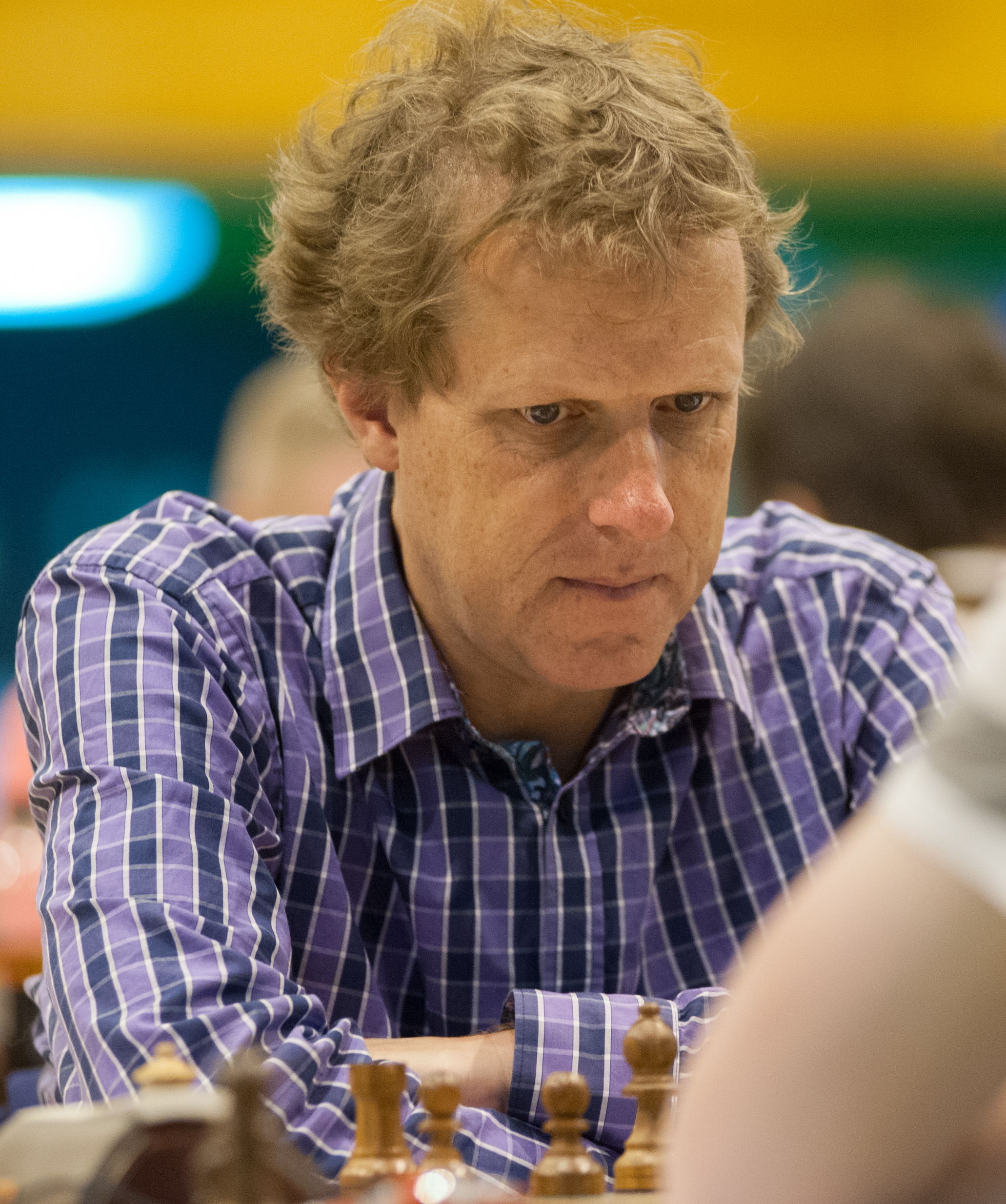IM Gary Lane at British Chess Championships 2013, courtesy of John Upham Photography