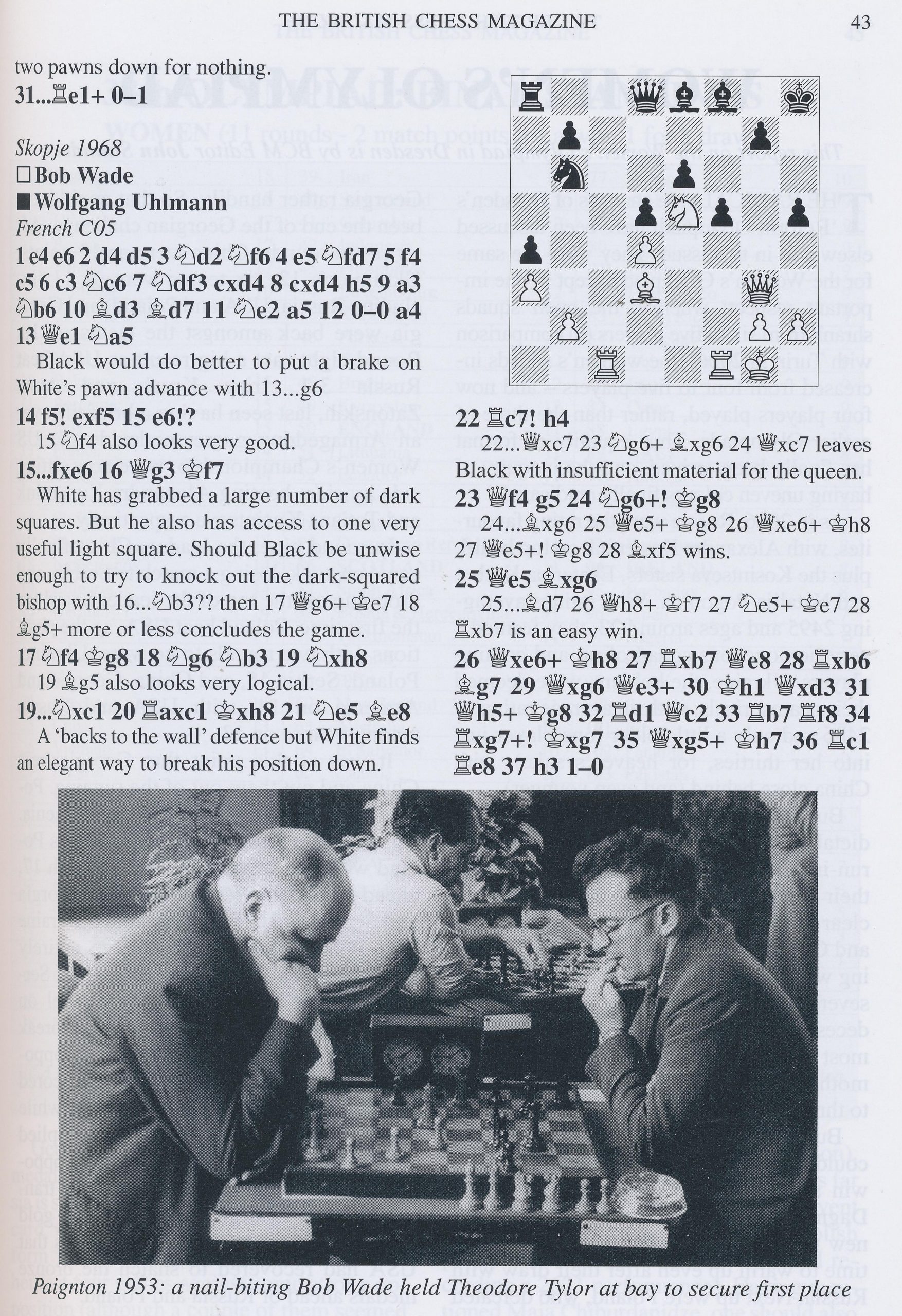 British Chess Magazine, Volume CXXIX (129, 2009), #1 (January), pp. 34-43