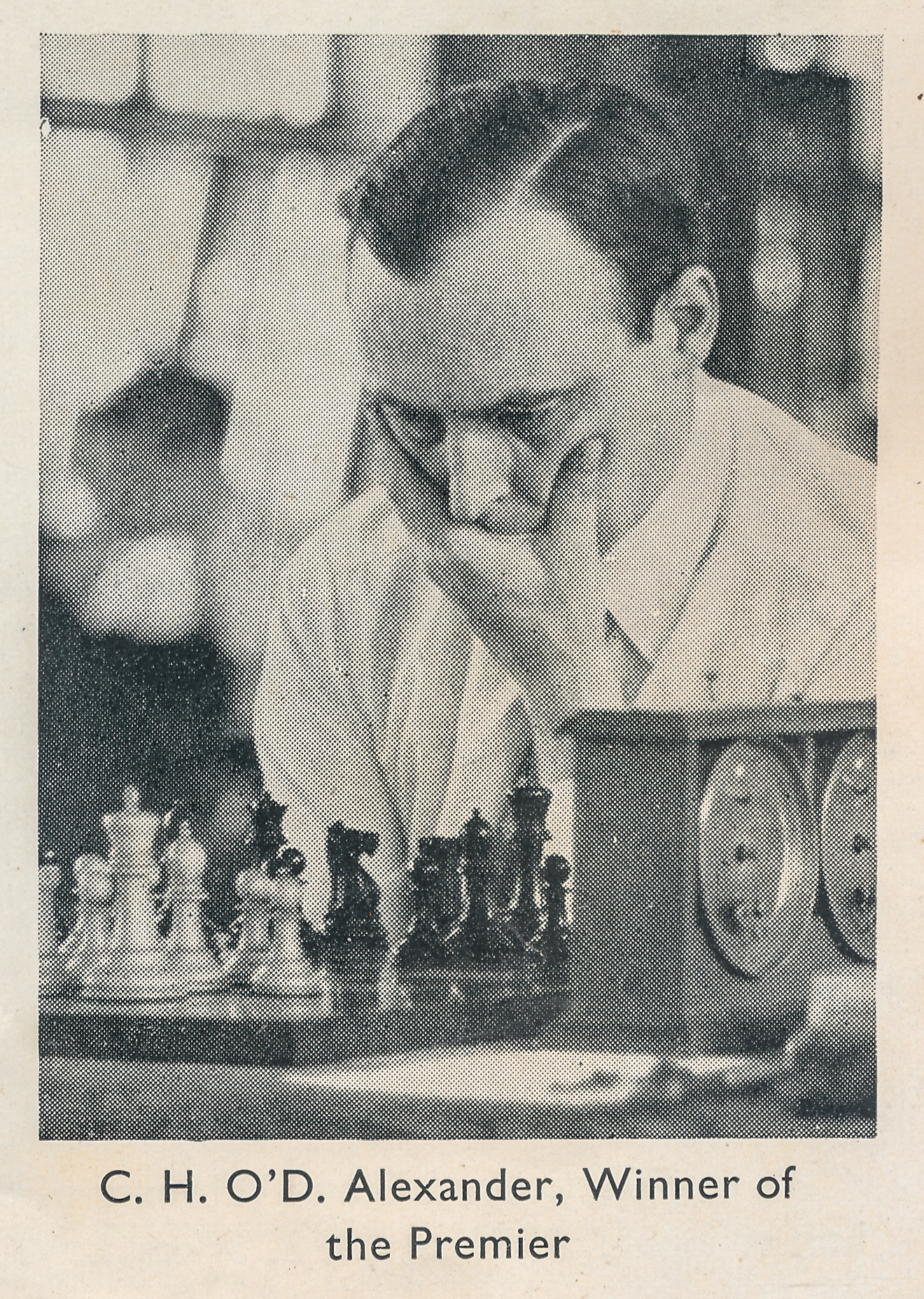 C.H.O'D Alexander, Winner of the 1953 Ilford Premier