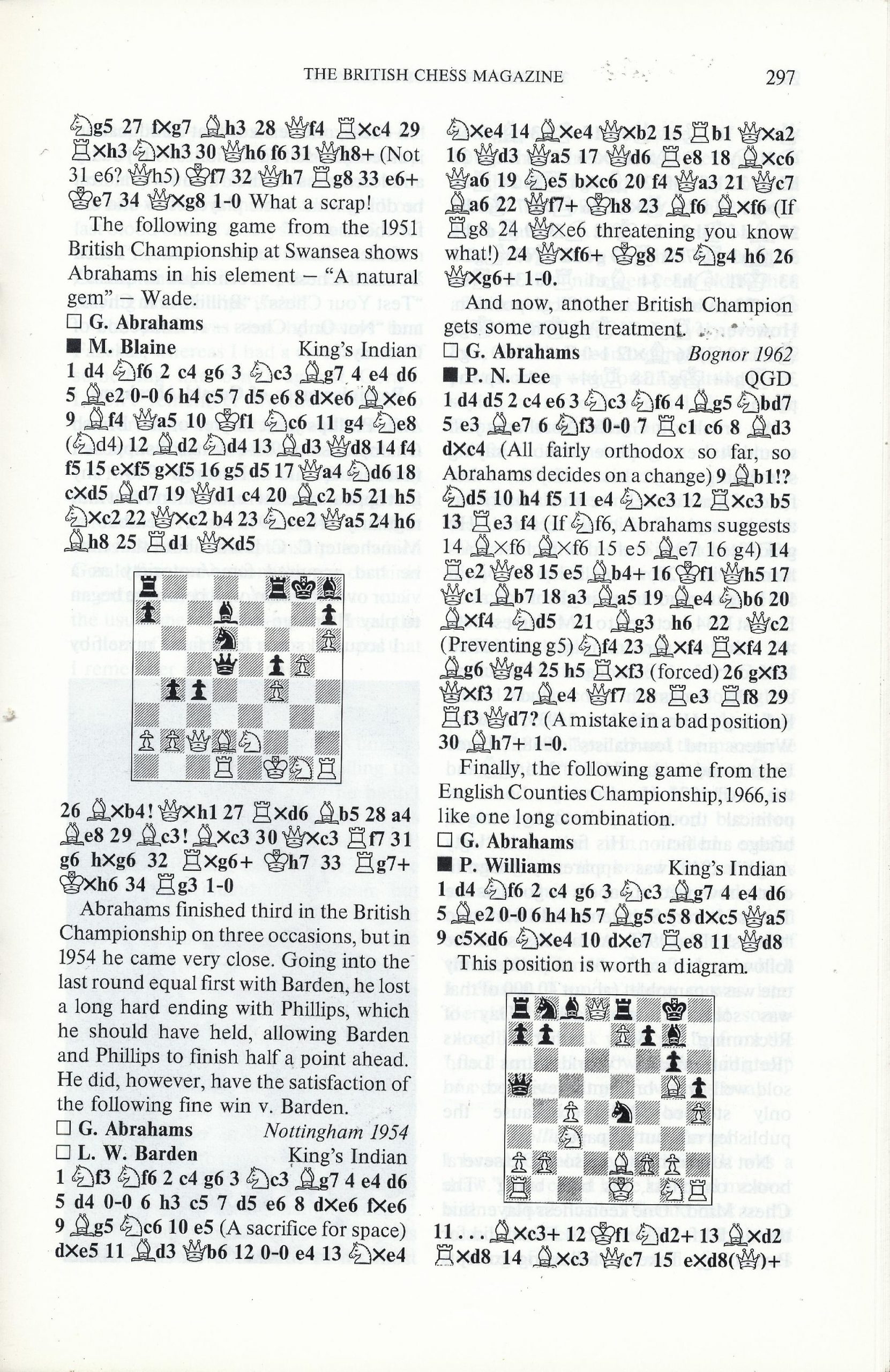 British Chess Magazine, Volume CVIII (1988), Number 7 (July), pp. 297