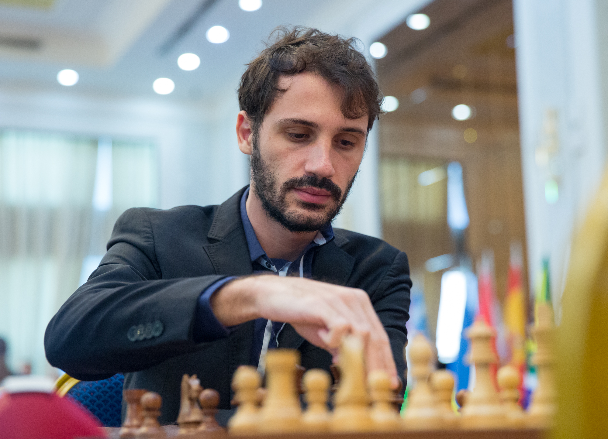 Interview with GM Ivan Cheparinov - Round 9 of the European Individual Chess  Championship 2022 