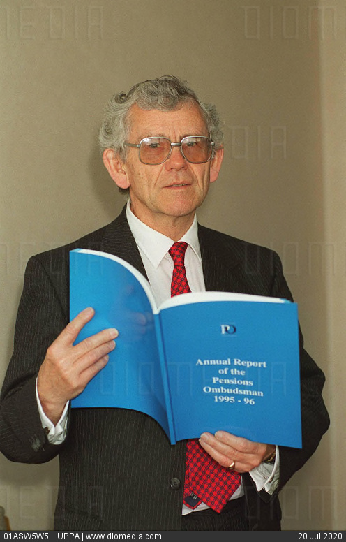 Dr JULIAN FARRAND Pensions Ombudsman COMPULSORY CREDIT: UPPA/Photoshot Photo UKWT 011879/A-32a 31.07.1996