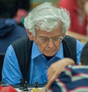 Prof. Julian T Farrand at the King's Place Rapidplay, 2013, courtesy of John Upham Photography