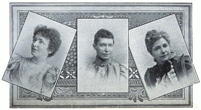 Mrs. Bowles (Hon. Sec.); Miss Rudge; and Mrs. Fagan from chesscafe.com