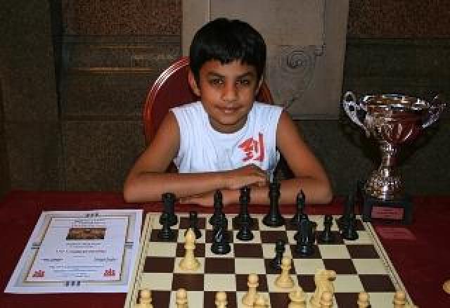 Ravi aged 9 photographed by The Borehamwood and Elstree Times in August 2008