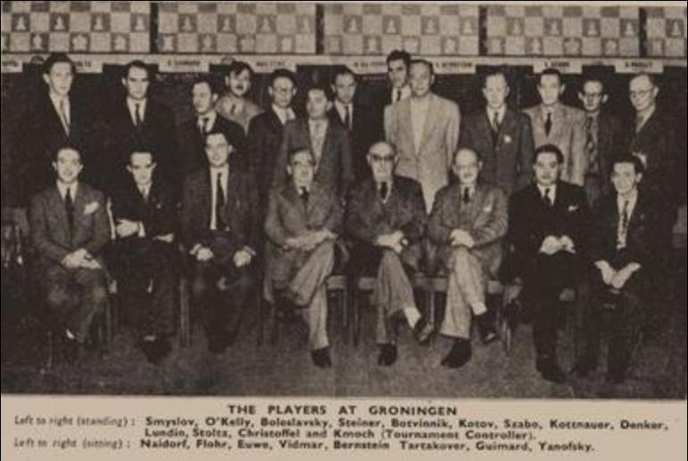 Players at the 1946 Groningen Tournament