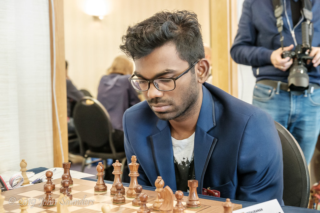 GM S.P. Sethuraman at Gibraltar 2019 photographed by John Saunders