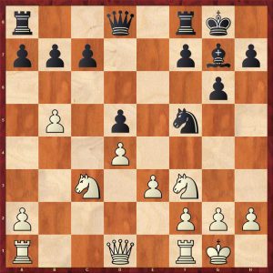 Petrosian-Krogius Tbilisi 1959 Move 14 Black to play
