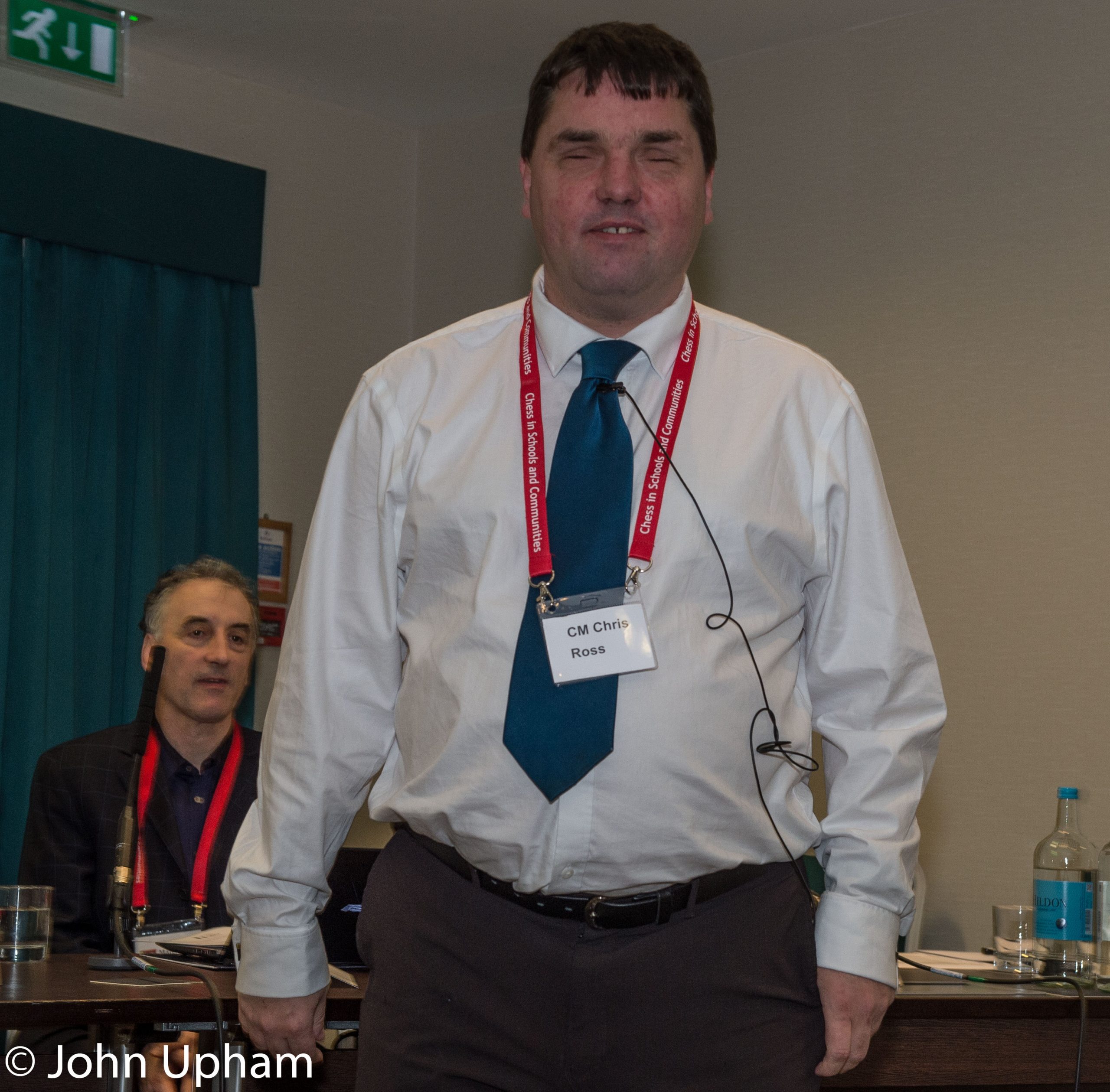 Chris Ross, Braille Chess Association, What chess did for me, courtesy John Upham Photography