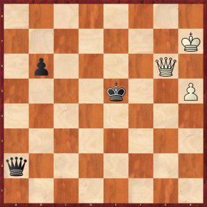 Boleslavsky - Taimanov Zurich Candidates 1953 Variation position after 45...Qxa2