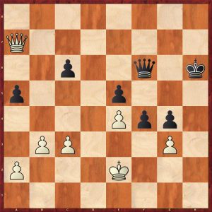 Miron - Lupulescu Romanian Team Ch Sovata 2018 Position after 38...Kh6
