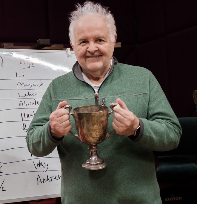 John Foley with the Alexander Cup