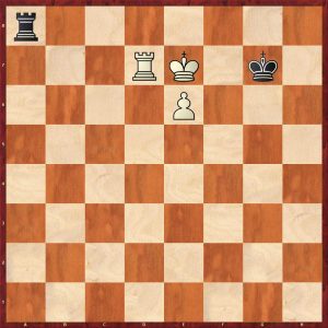 Aronian-Carlsen Moscow 2006 Position after 72...Ra8