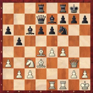 Bezgodov - Andreikin after 16...Qd7 Chelyabinsk 2019