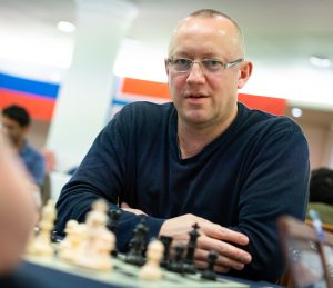 FM Laurence Webb at Sunway Sitges International Chess Festival courtesy of Lennart Ootes